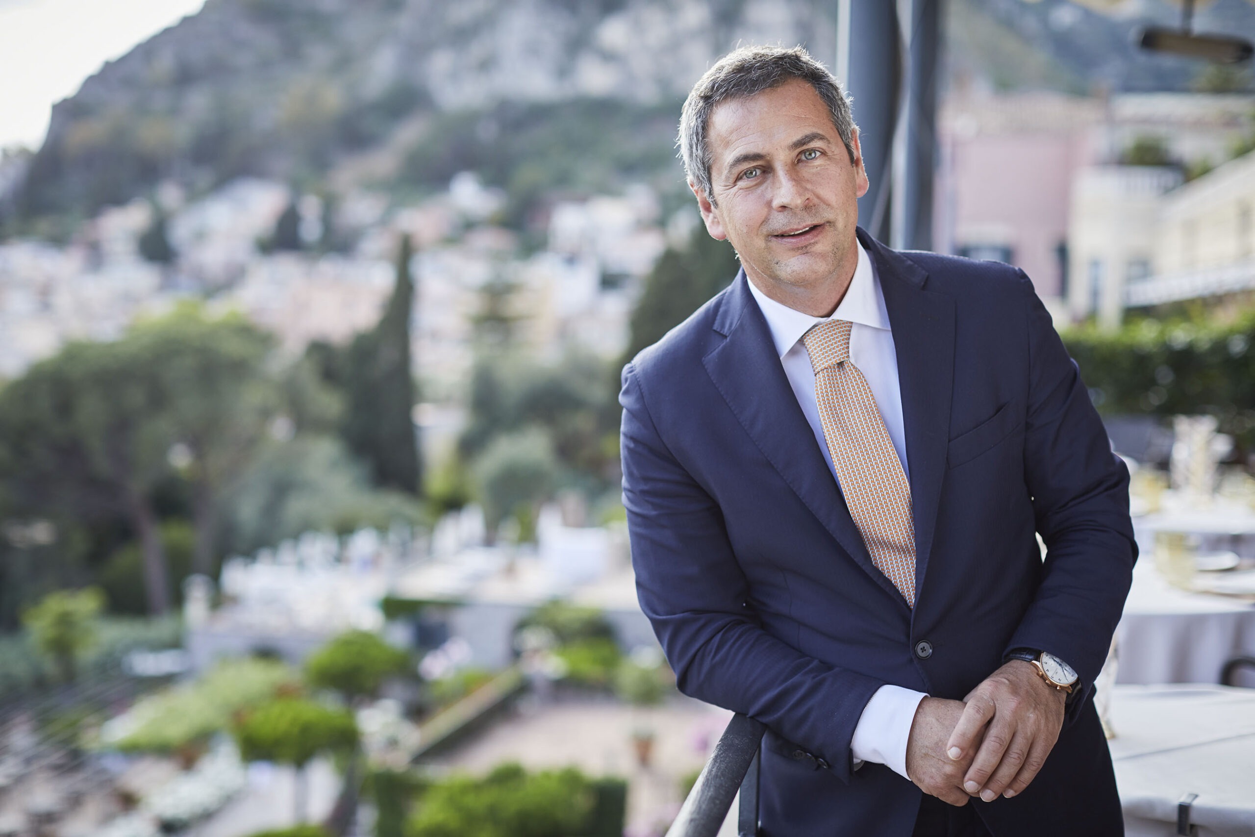 Ritratto di Stefano Gegnacorsi, General Manager del Belmond Grand Hotel Timeo di Taormina